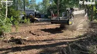 Bobcat T86 med Bobcat forestry cutter
