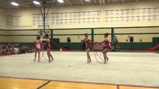 Ottawa Rhythmic Gymnastics Club (ORGC) - 2014 Christmas Gymnaestrada - Provincial L4 Group