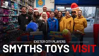 🎁 Smyths Toys visit ahead of Bramble Ward | Exeter City Football Club