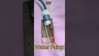 Diy Make Mini Motor Water Pump #waterpump #diy #dcmotor