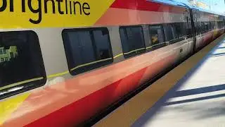 Brightline: Arriving at West Palm Beach station