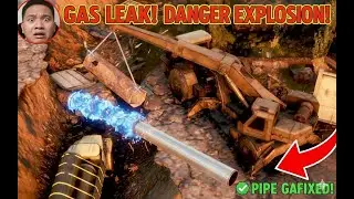 Dreams Until They Explode! How to Fix a Gas Pipe Leak - RoadCraft