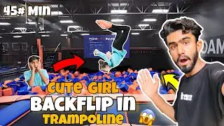 Girl Backflip In Trampoline😱 | Jumper me Bohot Masti ki | Emporium Mall