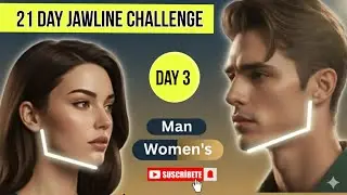 Double chin exercise challenge I face yoga I Face exercise I