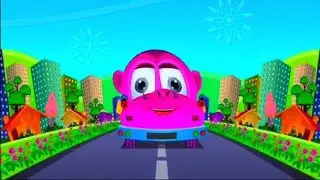 Wheels on The Bus Bear Hippo Monkey +More good baby tv Nursery Rhymes & Kids Songs