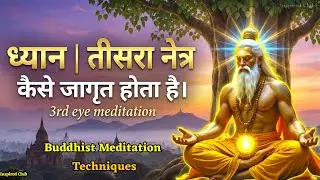 ✅तीसरा नेत्र कैसे जागृत होता है🧘 3rd eye mediation third eye activation #meditation