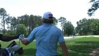 Andrew Loupe&rsquo;s impressive approach sets up birdie at Wells Fargo