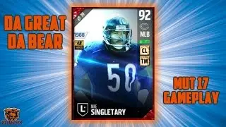 MUT 17 NEW LEGEND REVIEW | MADDEN 17 MIKE SINGLETARY | ULTIMATE TEAM GAMEPLAY