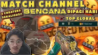 TOP GLOBAL MATCH CHANNEL LAWAN 2 CHEATERS SIAPA TAKUT ?! // Gameplay Point Blank Zepetto Indonesia