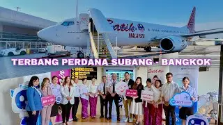 TERBANG PERDANA BATIK AIR MALAYSIA RUTE SUBANG - BANGKOK