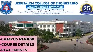JERSULAM COLLEGE OF ENGINEERING CHENNAI | TAGORE GROUP OF INSTITUTION | ANNA UNIVERSITY TOP COLLEGE