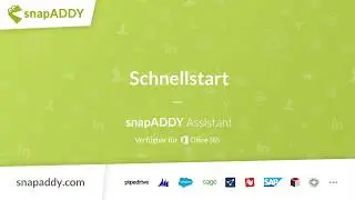 snapADDY Assistant - Schnellstart