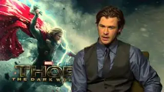 Thor 2: The Dark World: Chris Hemsworth Official Movie Interview | ScreenSlam