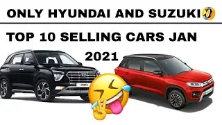 top 10 selling cars in January 2021 | V-MOTORS