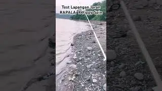 Test Field atau test lapanagan Joran atau Rod Rapala Fippy spin   