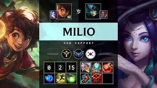 Milio Support vs Nami - KR Diamond Patch 25.20