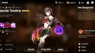 Epic 7 - Specter Tenebria ‐ Move & Ultimate Animation Skills