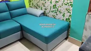Italian L shape sofa at a very low price directly from the workshop in kolkata.#sofa #lshapesofa 