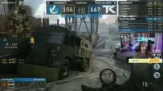 Octane Reacts to Top 5 Match in CoD Histroy! (Luminosity vs TeamKaliber WW2)