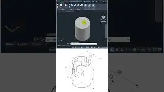 Modelado r&aacute;pido en AutoCAD 3D - Ejercicio 01 💪⏳ #autocad3d #tutorialautocad #3dmodelling