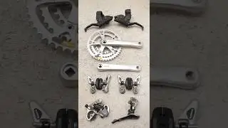 1989 Shimano Deore XT M735 series full groupset