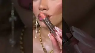 Dreamy Lip Combo: Cool Brown Liner, Peach Lipstick & Cotton Candy Gloss 💖 #lipcombo #tutorial