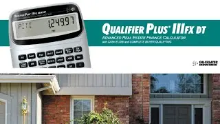 Calculated Industries 43430 Qualifier Plus IIIfx Finance Calculator | $100k Bonuses in Description