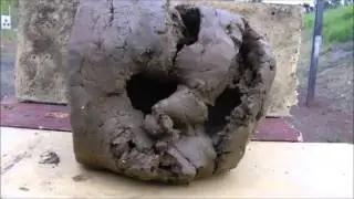 Teste balístico na argila calibre .40