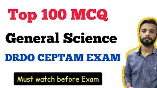 Top 100 mcq general science for DRDO CEPTAM exam | Physics | gs #1 #drdoceptam10