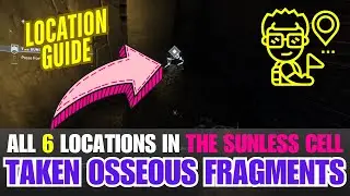 All 6 Taken Osseous Fragment Locations Guide in The Sunless Cell - Complete Dyadic Perfection quest