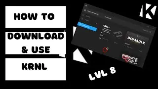 How to download krnl| LVL 8| FREE