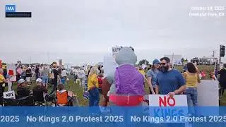 No Kings 2.0 protest from JCCC Overland Park, KS. 10/18/2025