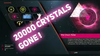 Anthem: Opening warchests worth 20000 crystals