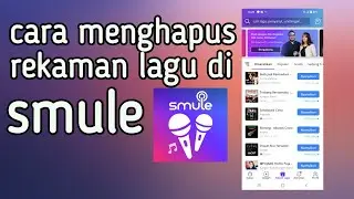 Cara menghapus rekaman lagu di aplikasi smule