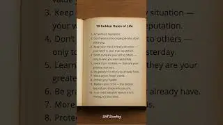 10 Golden Rules That Can Change Your Life | Still Standing #Shorts #Motivation