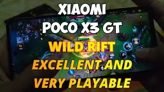 League of Legends Wild Rift in Xiaomi POCO X3 GT (Hand Cam)