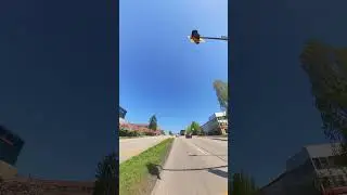 Flashing green traffic light Vancouver British Columbia Canada #drivingtutorial #driving #canada