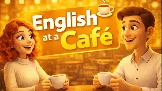 ☕ Speak English at a Café | Easy & Slow Conversation