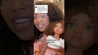 literally me every sunday 😭 but i absolutely love my hair and wish i had had these dolls growing up