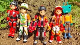 Mencari dan Review Mainan FGURA BoBoiBoy Gentar BoBoiBoy Nova BoBoiBoy Sori