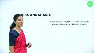 DAY 95 | BASIC MATHS | II PUC |  STOCKS AND SHARES | L1