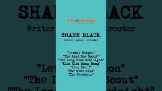 Shane Black | Hollywood Storytelling Icon #screenwriting #filmindustry #actionmovies #behindthescene