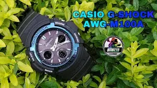 ( Review & Setting ) Casio G-Shock AWG-M100A Multiband 6 Tough Solar