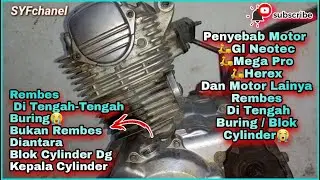 Penyebab Oli Rembes Dari Tenggah Blok Cylinder. Kok Bisa??🤔