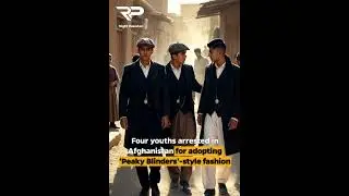 In the Afghan city of Herat, Taliban authorities arrested four young men for wearing clothing inspi