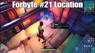 Fortnite Forbyte #21 Location - Found Inside A Metal Llama Building