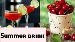 Healthy Cherry drink/Heat cutter drink/Quick and easy.