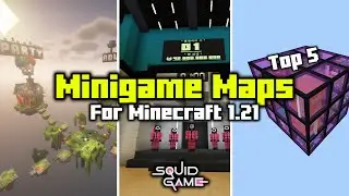Top 5 Best Minigames Maps for Minecraft 1.21