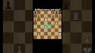 insane queen sacrifice 🥶♟️ #chess #chesstactics #brilliantmove #chessmaster #queensacrifice