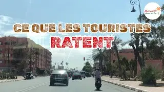 UN PETIT TOUR DE MARRAKECH EN VOITURE : CE QUE LES TOURISTES NE VOIENT PAS.